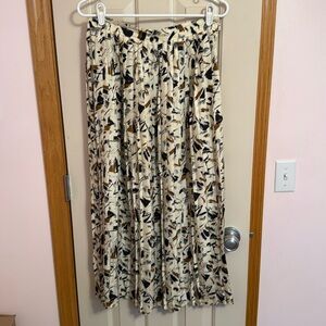 Vintage CHAR Silk Midi Skirt